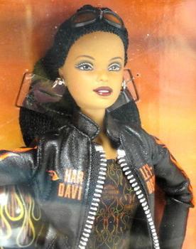 Mattel - Barbie - Harley-Davidson #5 - African American - кукла
